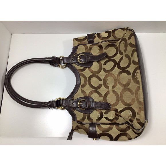 Coach Signature Jacquard Shoulder N°L0868-7035/ Bag - Picture 12 of 12